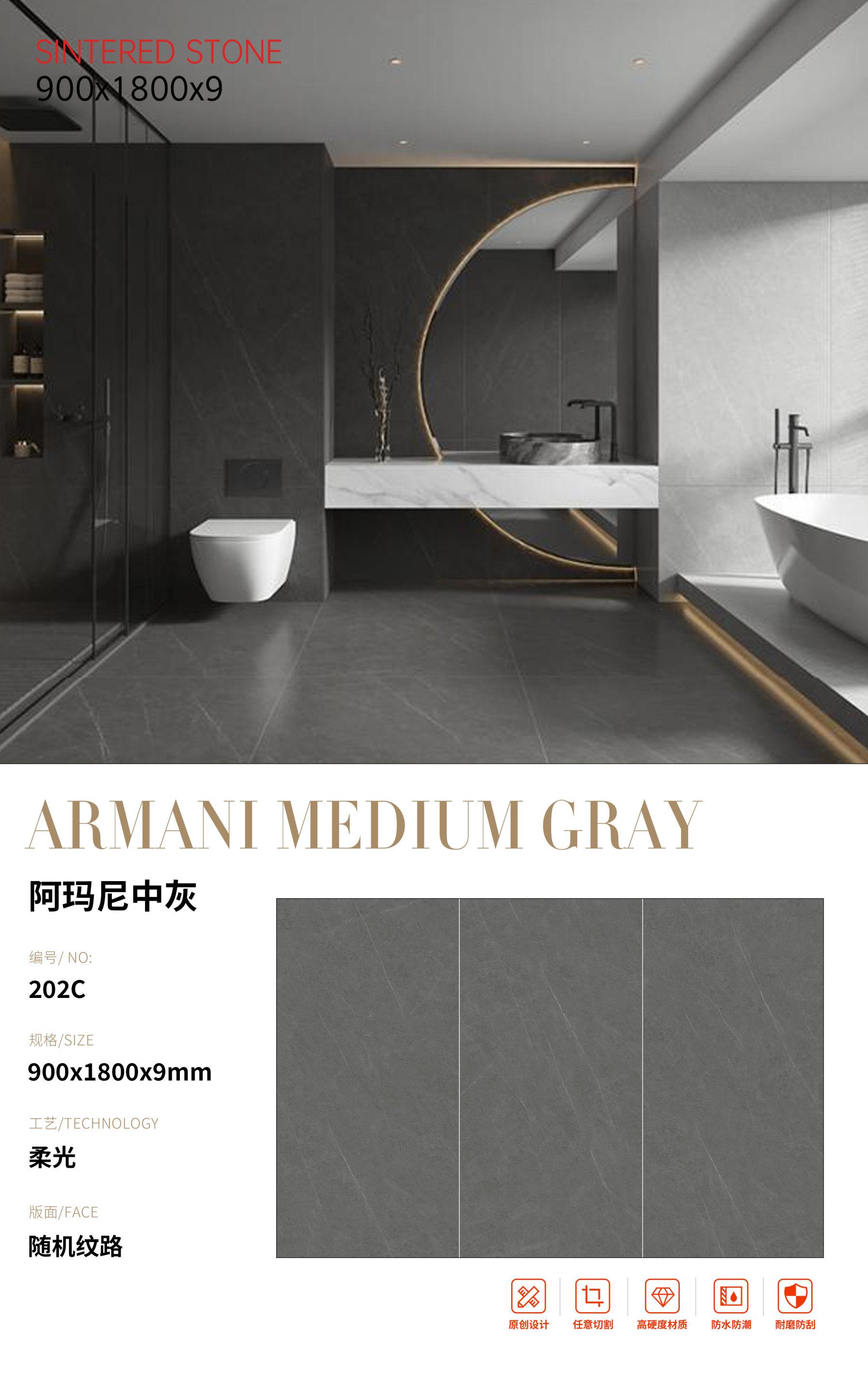 SFR202C 阿玛尼中灰